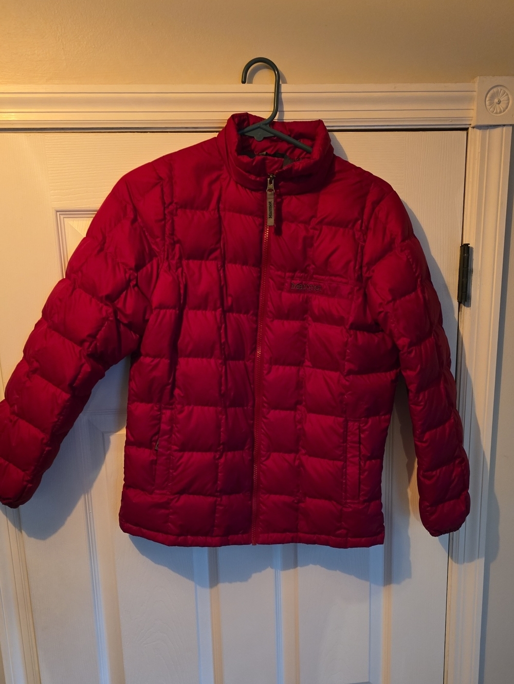 Marmot Kids Red Quilted Puffer Jacket